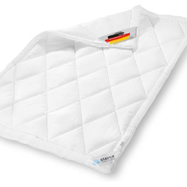 Ковдра з мікрофібри etrea-Фріда Медісофт - можна прати при температурі 95, підходить для приготування їжі і алергіків-річна стьобана ліжко, 155x200 см, біла, легка ковдра німецького виробництва 155x200 см