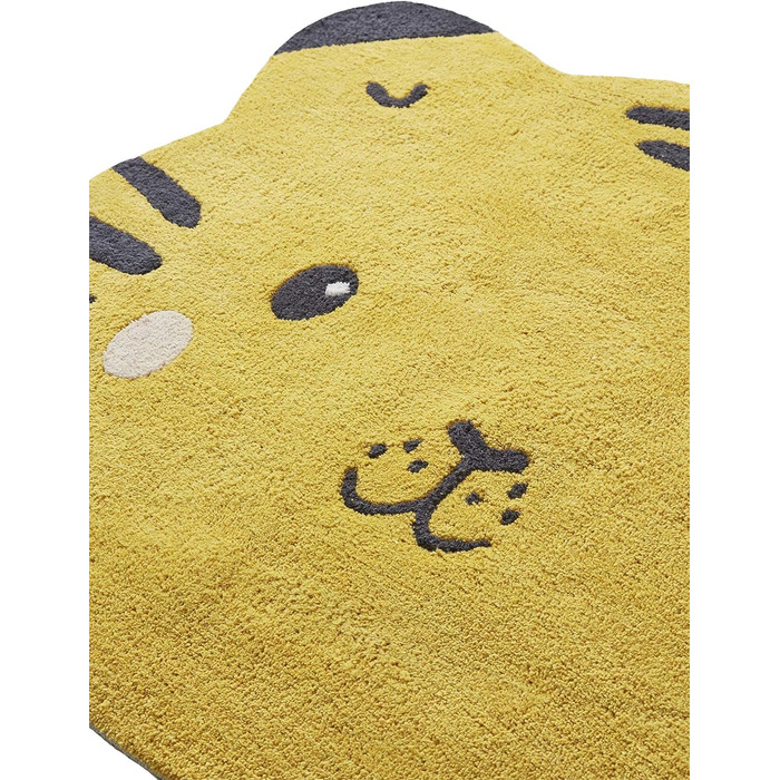Дитяча кімната Vertbaudet Тигровий килимок 'Panda Friends гірчично-жовтий ONE Size One Size One Size One size Гірчично-жовтий