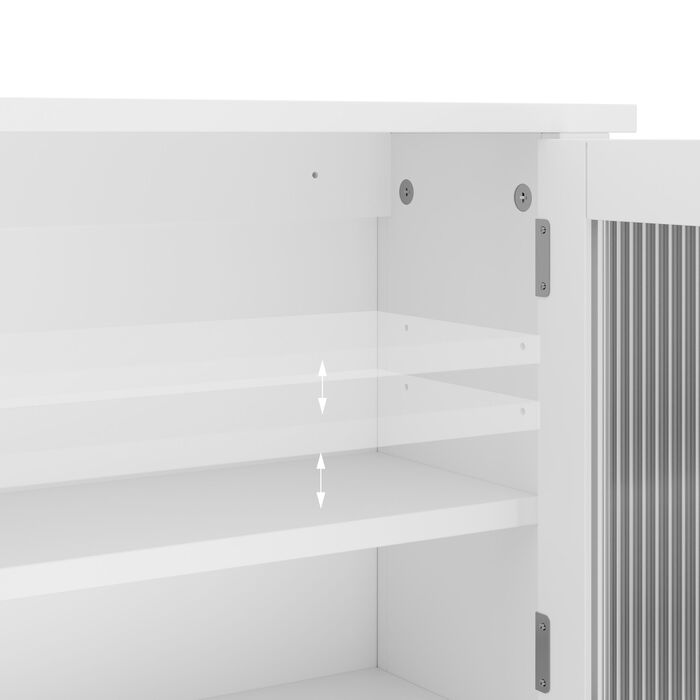 Підвісна шафка для ванної кімнати Relaxdays з дверцятами