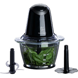 Блендер Stanley Rogers 500W з скляною колбою 1л, 4-лопатева система + насадка для змішування, 2 швидкості