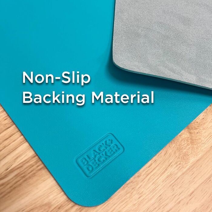 Килимок для миші та клавіатури Black+Decker Loch Ness Mid Size (16x32 дюйми) — захисний настільний organizer з екошкіри для геймінгу та офісу