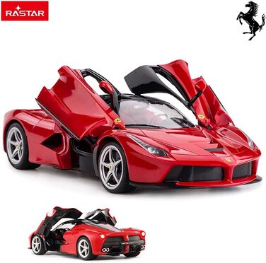 Радіокерований автомобіль Rastar Ferrari LaFerrari 1/14, червоний - іграшка для хлопчиків та дітей
