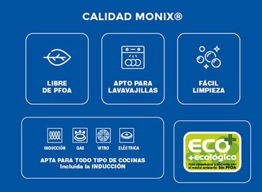 Набір сковорідок Monix Copper, ефект міді, кований алюміній, з антипригарним покриттям, з частинками титану, для всіх типів кухонь, індукційні, 20-24-28 см