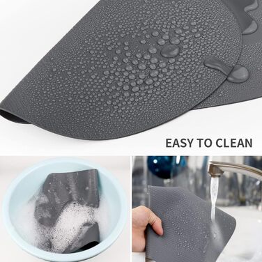 Силиконові серветки на стіл, овальні серветки для обіднього столу, набір 4 шт., неслизькі, водонепроникні, термостійкі, килимки для тераси (вишнево-червоний, овальні)