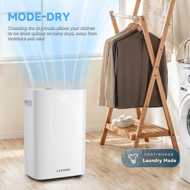 Електричний осушувач повітря з таймером, фільтром та блокуванням від дітей, 25L