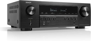 Канальний AV-ресивер Denon AVR-S770H, Dolby Atmos, DTSX, 8K HDMI, Bluetooth, Wi-Fi, AirPlay 2, HEOS, 7.2-