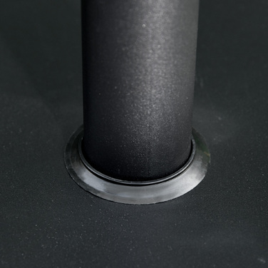 Підставка для парасольки, 13 кг, квадратна, утримувач для парасольки, вага парасольки, стійка для парасольки діаметром трубки 35/38/48 мм, для балкона, тераси, саду, чорного кольору