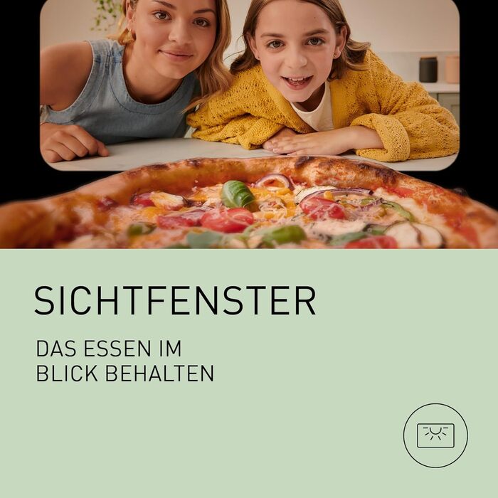 Фритюрниця повітряна Panasonic NF-CC500SXE з вікном, 80–200 °C, 9.6 л, 11 програм, LCD-дисплей, функція пари, ETM Award 2024, легко миється, сірий матовий колір