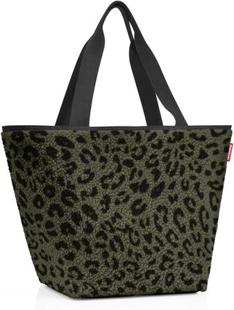 Сумка-шопер Reisenthel Shopper M Teddy Leo Olive – містка та стильна, з водовідштовхувального матеріалу
