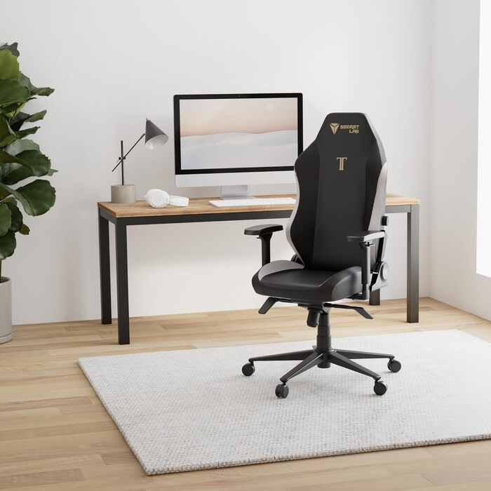 Крісло ігрове Secretlab Titan Evo Classic - чорне, штучна шкіра, регульоване, ергономічне, з 4D підлокітниками, магнітною подушкою для голови та підтримкою попереку