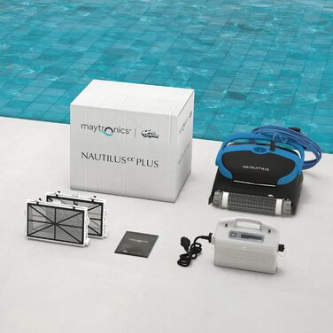 Автоматичний робот-пилосос для басейну Dolphin Nautilus CC Plus, очищення дна та стін, енергозбереження, для вбудованих басейнів до 10 м