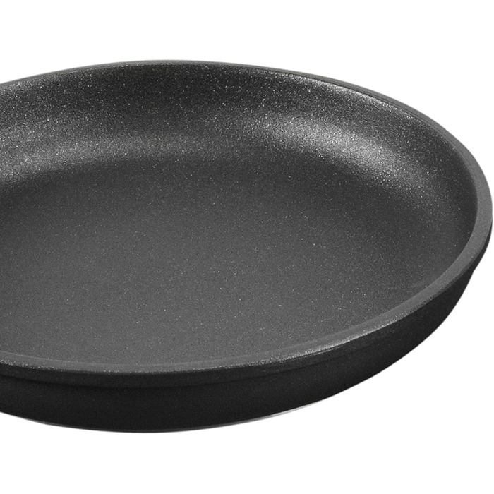 Лита алюмінієва сковорода Ліон 28 см індукційна - плоска гастрономічна сковорода з антипригарним покриттям