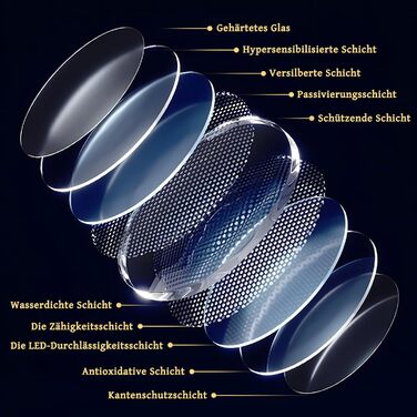 Дзеркало для ванної кімнати Mursche з підсвічуванням, кругле LED дзеркало для ванни, IP44, 60 см, з сенсорною панеллю