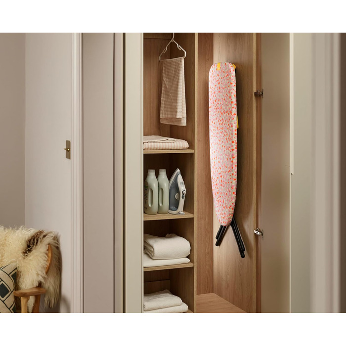 Прасувальна дошка Joseph Joseph Glide 135x45 см з регулюванням висоти та парогенератором, зручне зберігання, бавовняний чохол 4-шаровий
