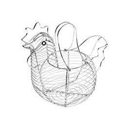Кошик для зберігання яєць кошик для яєць тримач для зберігання яєць кошик для яєць Дротяний кошик для фруктів металева стільниця для закусок Органайзер