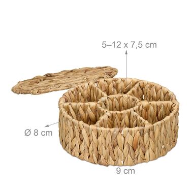 Організатор для зберігання м'ячів для гольфу Relaxdays з 7 відділеннями