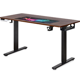 Стіл Mealux PowerDesk Duo Walnut (арт. EVO-242 Duo Walnut /B)