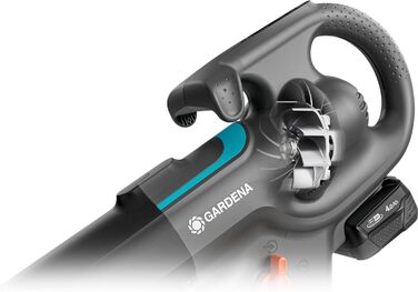 Пилосос-подрібнювач листя Gardena PowerJetCollect з потужним всмоктуванням та металевим ротором