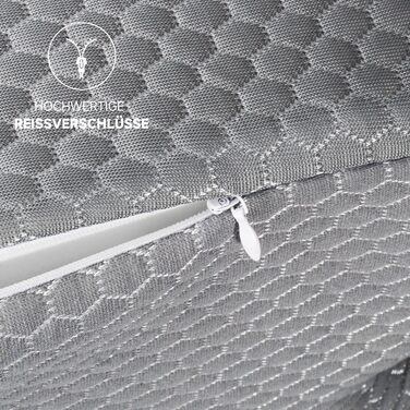 Ортопедична подушка IDEA для шиї та голови: комфорт та підтримка при болях у шиї. Ергономічна подушка з memory foam для тих, хто спить на боці, спині та животі. Розмір: 65 x 36 x 11/14 см.