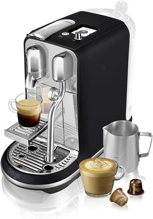 Кавомашина капсульна Nespresso Creatista Plus SNE800 від Sage, матова чорна