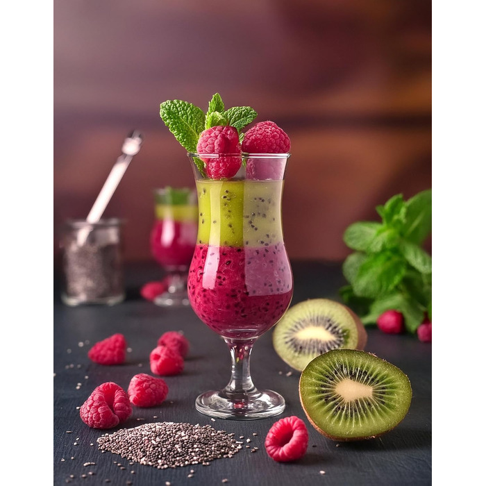 Набір склянок для коктейлів Krosno Glasmark: 6 шт, 420 мл, Long Drink, підійдуть для напоїв, води, смузі та десертів. Можна мити в посудомийній машині.