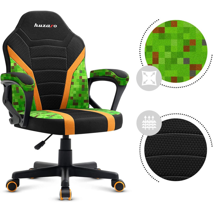 Ігрове крісло Huzaro Ranger чорно-зелене
