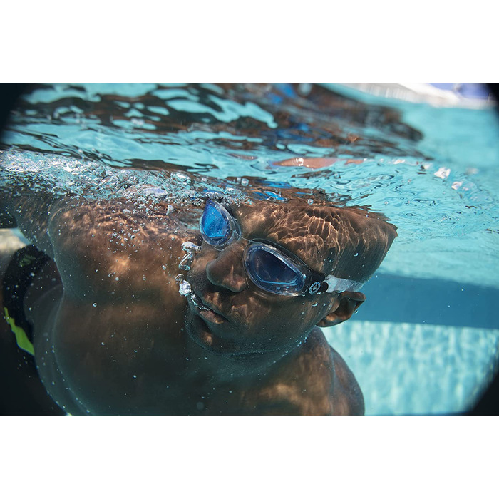 Окуляри для плавання Aquasphere Kaiman Kaiman компактні чорні - прозора лінза