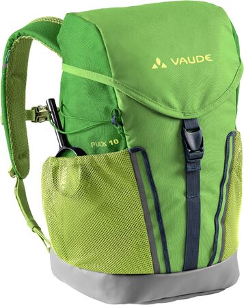 Дитячий рюкзак VAUDE Шайба для хлопчиків і дівчаток, зручний туристичний рюкзак для дітей, стійкий до погодних умов шкільний рюкзак з дощовиком і збільшувальним склом, багато місця для зберігання, синій/затемнення, 10-літрове яблуко одного розміру