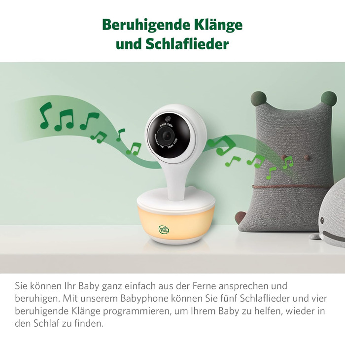 Радіоняня LeapFrog LF2423 з камерою, відеодисплей 2.8