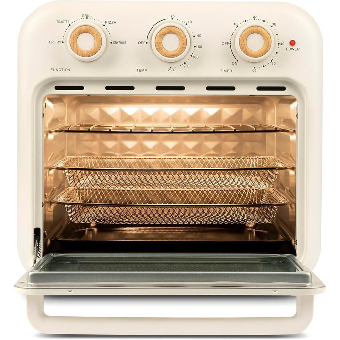 Фритюрниця Girmi FG28 Ecofrit 14L з функцією мультиварки, 1300W, 14 літрів, з підсвічуванням, 5 програм, рецепти в комплекті