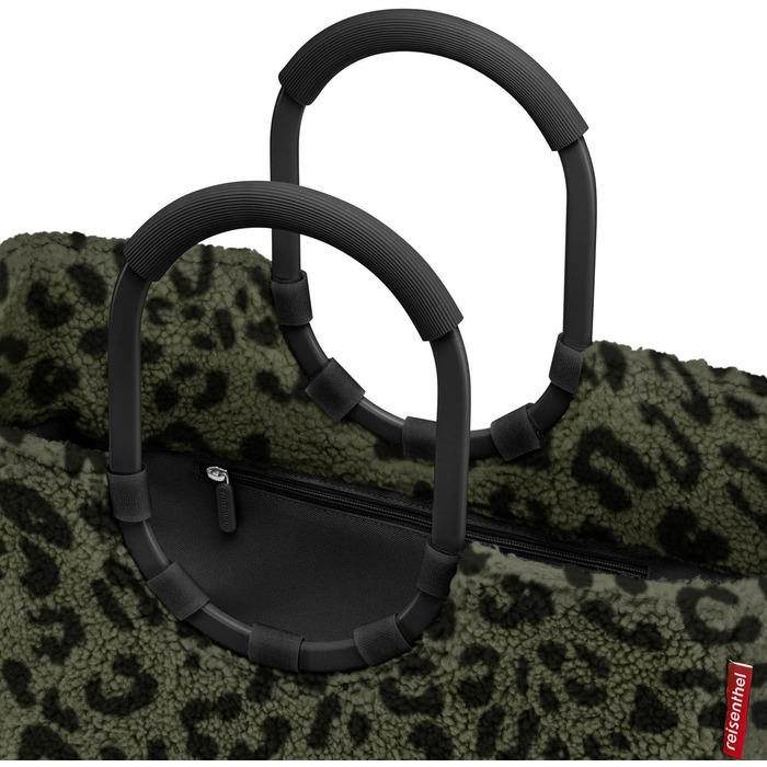 Сумка Reisenthel Loopshopper L – стильна та містка, з водонепроникним покриттям та кишенями з перероблених PET-пляшок, колір Gold (Teddy Leo Olive)