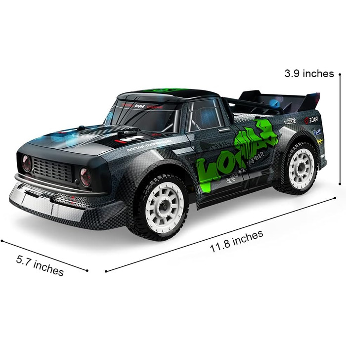 Радіокерований дрифт-кар Mostop 1/16, 4WD, 40 км/год, швидкісний міні RC автомобіль для дрифту з дистанційним керуванням