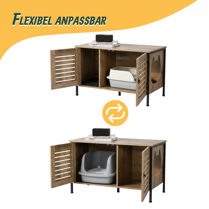 Шафка Relaxdays для котячого туалету