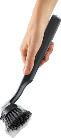 Набір для миття посуду Joseph Joseph SinkTech з підставкою з нержавіючої сталі, міцні щетинки, замінні насадки та підставка для насадок