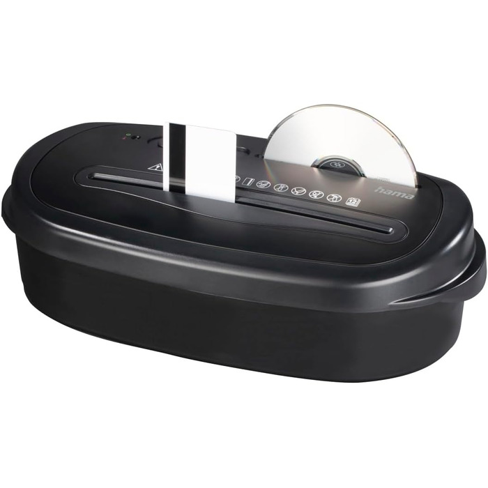 Шредер для документів Hama професійний, електричний, 12 аркушів, безпека 4 (DSGVO), 21 л