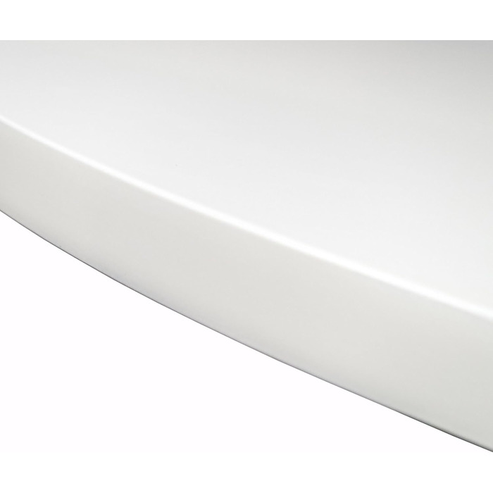 Круглий обідній стіл Skraut Home Zen | 90x90x77 см | на 4 особи | Білий | Міцні матеріали