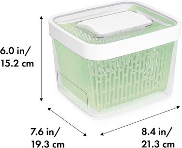 OXO Good Grips Greensaver Контейнер для зберігання продуктів, 4.7 л