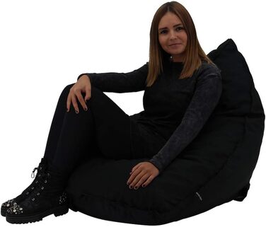 Подушка для сидіння чорна, 11452 Beanbag Bean Bag