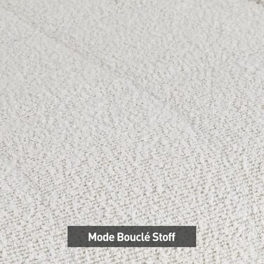 Крісла для їдальні CLIPOP з підлокітниками, штучна шкіра, для кухні, вітальні (набір 6 шт., Boucl&eacute; Небесно-білий)