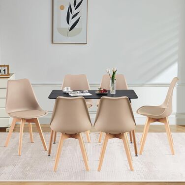 Обідній комплект: стіл 110 см + 4 стільці. Білий стіл та світло-хакі стільці. Підходить для кухні, вітальні, офісу.