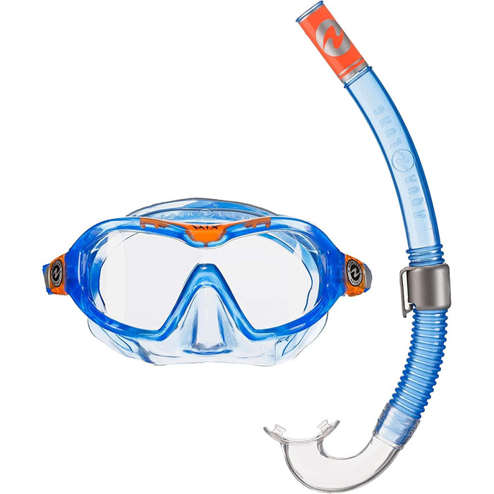 Дитячий комплект для підводного плавання з аквалангом (Один розмір підходить всім, синій, комплект з плавальним поясом Sealife, зелений)
