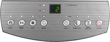 Кондиціонер для очищувача повітря Sichler Home Appliances охолоджувач повітря 3в1, зволожувач, іонізатор, ролики, 20 л, 100 Вт, 1400 мл/год (зволожувач кондиціонера)