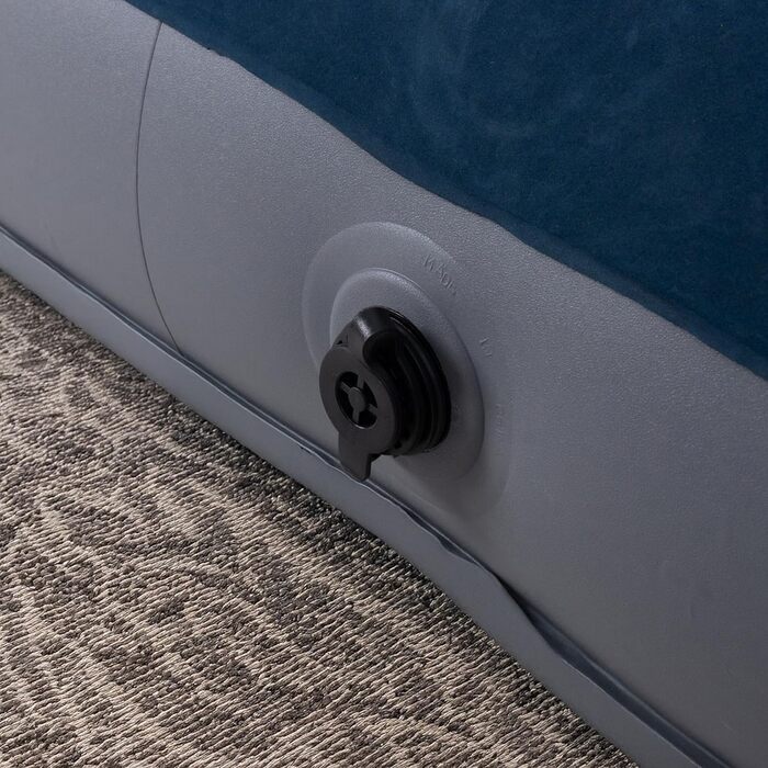 Надувний матрац для кемпінгу та дому AVENLI - 191x137x22 см, для 2 осіб, з флокированим покриттям