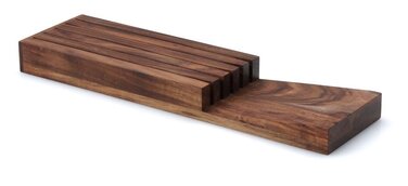 Тримач для ножів з 5 предметів з деревини акації 39 x 11 см Continenta