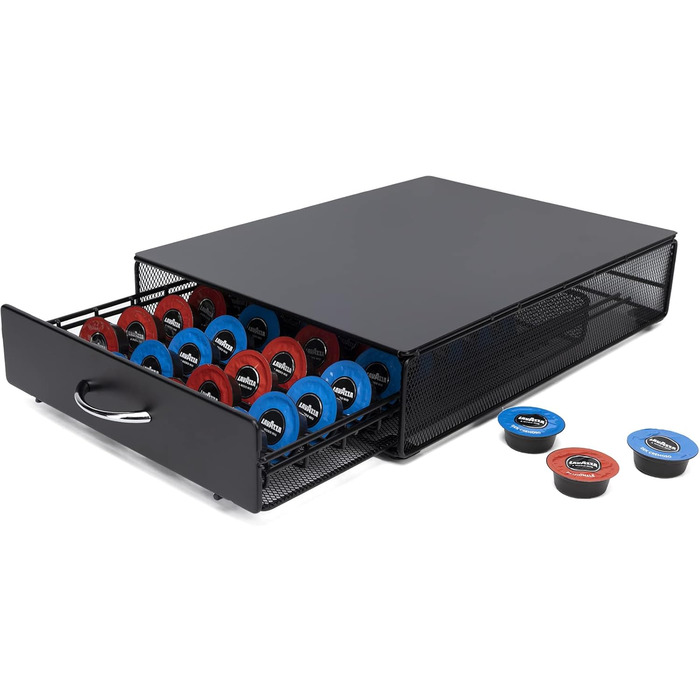 Тримач для капсул кави сумісний з Tchibo Cafissimo, Nespresso Vertuo, K-fee, ALDI Expressi, Lavazza Kapseln. Універсальний органайзер для 40 капсул