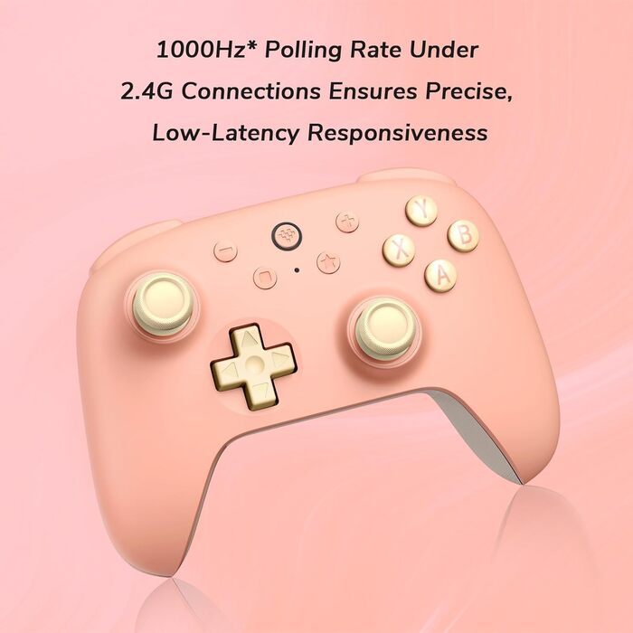 8BitDo Ultimate 2C Wireless Controller: Бездротовий контролер для PC та Android, 1000Hz, Hall-ефекти, Turbofunktion (Піч)