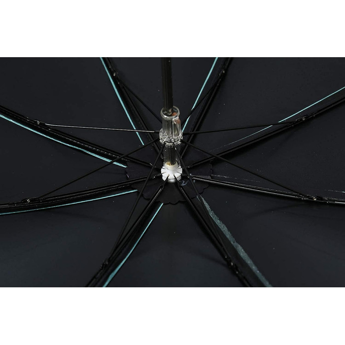 Жіноча парасолька LCY вишита чорна