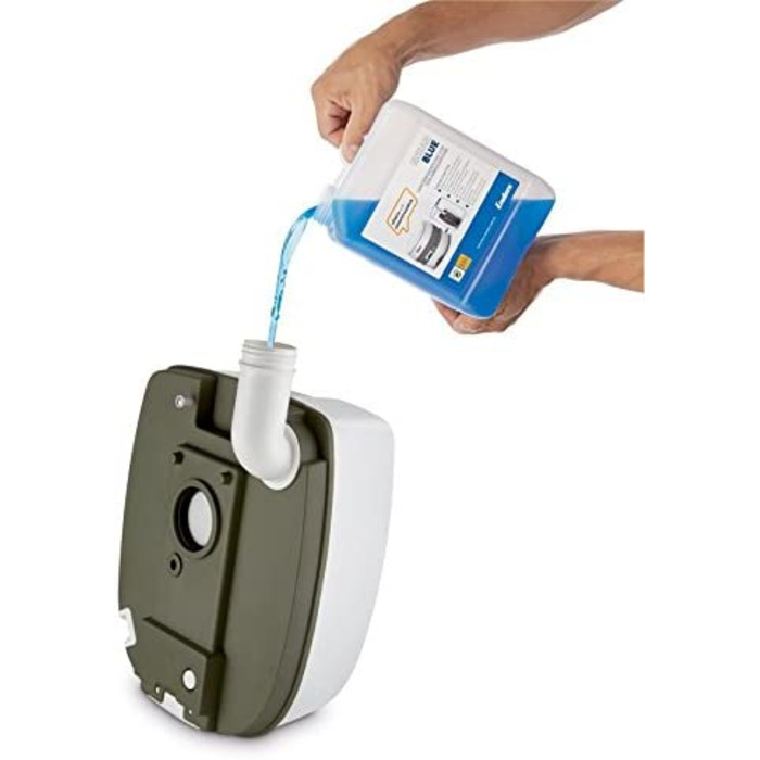 Туалет хімічний портативний MH-Online Deluxe з зручною висотою сидіння та знімним баком 17 л