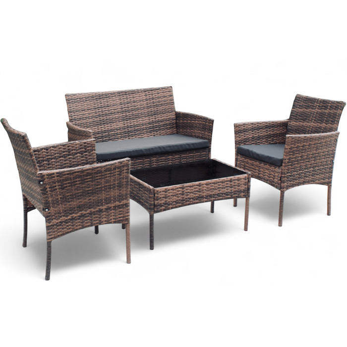 Комплект садових меблів із техноротанга Ideal Garden від MTG Trade Group, 4 предмети