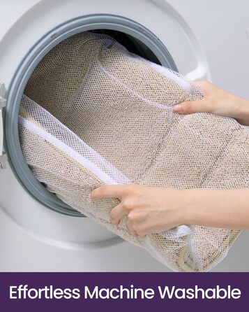 Килимок для ванної кімнати DEXI, преміум-якість, м'який, швидковисихаючий, з антиковзаючою основою, 40.6 x 61 см, бежевий